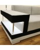 Ειδικές κατασκευές σαλονιών - Μοντέρνος γωνιακός καναπές Led. Δυνατότητα επιλογής υφάσματος όπως και διαστάσεων.