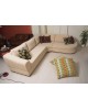 Ταπετσαριες Σαλονιων - Μοντέρνος γωνιακός καναπές Carabu με στρογγυλεμένη γωνία. Δυνατότητα επιλογής υφάσματος όπως και διαστάσεων.