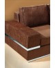  ΣΑΛΟΝΙ-Ταπετσαριες Σαλονιων - Κομψό σαλόνι με inox λεπτομέριες και άνετο κάθισμα . Μεγάλη ποικιλία υφασμάτων. Επιλογή στις διαστάσεις.